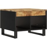 Maison Chic Klubska mizica - kavna mizica - Nizka mizica 55x50x40 cm trden mangov les, (21754323) Cene