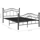  Okvir za krevet crni metalni 120 x 200 cm | shoptok.hr