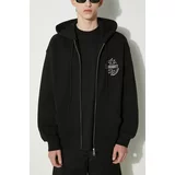 Carhartt WIP Pamučna dukserica Hooded Ablaze Jacket za muškarce, boja: crna, s kapuljačom, s aplikacijom, I033623.K02XX