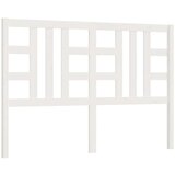  Posteljno vzglavje belo 156x4x100 cm trdna borovina, (20643339) | Shoptok.si