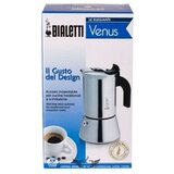  Talijanska Moka za Kavu Bialetti New Venus Srebrna Drvo Nehrđajući Čelik 240 ml 6 Šalice | shoptok.hr