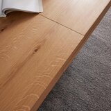 Mömax klubska miza 2 v 1, črna, hrast, nastavljiva | Shoptok.si