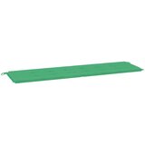  Jastuk za vrtnu klupu zeleni 180 x 50 x 3 cm od tkanine Oxford | shoptok.hr