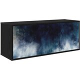 ormar za montažu na zid RAALTE 102 x 33 x 40 cm Crni hrast | shoptok.hr