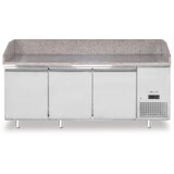 ARKTIC Rashladni sto za picu sa granitnom radnom pločom, 3 vrata, 375L, Granit, 230V/400W, 2010x800x(H)875mm | Eponuda.com
