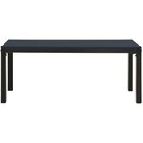  Vrtna klupa 110 cm od čelika i WPC-a crna | shoptok.hr