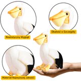 Plišana igračka pelikan - 24 cm - bijeli | Shoptok.si