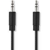 Nedis 2 m stereo zvočni vtič moški do kompaktnega moškega kabla, Črna, (5000075408) | Shoptok.si