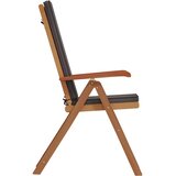  Vrtna stolica 6 pcs Smeđa i siva 57 x 71,5 x 104 cm | shoptok.hr