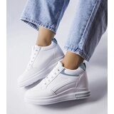 Gemre White sneakers with glitter inserts Bonevil Cene