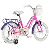Visitor bicikl kids best friend 16" 9" v-brake kontra 105-125cm (16") roze neon uv sjaj 1160129 | Eponuda.com