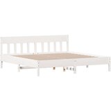 vidaXL Okvir kreveta bez madraca bijeli 180x200 cm od masivne borovine | shoptok.hr