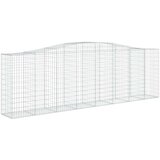  Lučne gabionske košare 25kom 400x50x120/140cm pocinčano željezo | shoptok.hr