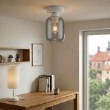Brilagi LED plafonsko svetlo R GLASS 1xE27/60W/230V prečnik 14 cm bela/dimno siva Slike