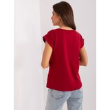 BASIC Feel Good T-shirt-RV-TS-4833.00X-burgundy | shoptok.hr