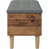  Klupa za odlaganje s jastučićem Staro drvo 102 x 42 x 46 cm | shoptok.hr
