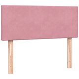 Box Spring krevet s madracem i LED ružičasti 120x220 cm samt | shoptok.hr