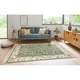 Nouristan Zelena/kremno bela viskozna preproga 195x300 cm Oriental – | Shoptok.si