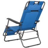 springos vrtna ležaljka nulte gravitacije s naslonom za glavu, plava | shoptok.hr