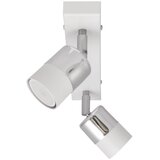  LED spot svetiljka TUBSSON 2xGU10/4,8W/230V bela/sjajni hrom | Eponuda.com