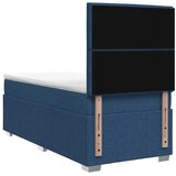  Boxspring krevet s madracem Plava 100 x 200 cm Tkanina - Plava 100 x 200 cm Dizajn linija | shoptok.hr