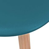  Blagovaonske stolice 4 kom tirkizne plastične | shoptok.hr