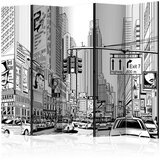  Paravan u 5 dijelova - Street in New York city II [Room Dividers] 225x172 Cijene