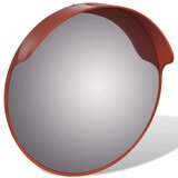 vidaXL Konveksno prometno ogleddalo iz PC plastike oranžno 45 cm zunanje | Shoptok.si