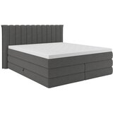 Premium Living Postelja Boxspring Lina, Antracit, 160x200 | Shoptok.si