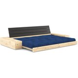 Karup Design Modra raztegljiva sedežna garnitura iz rebrastega žameta 244 cm Base – | Shoptok.si
