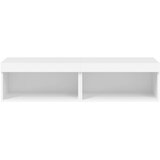 TV ormarići s LED svjetlima 2 kom bijeli 60x30x30 cm | shoptok.hr