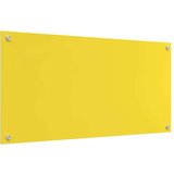vidaXL Zaščita za kuhinjo 2 pcs Rumena 100 x 50 cm kaljeno steklo | Shoptok.si
