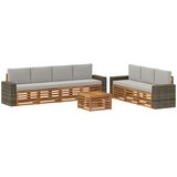  Setovi sofa 8 kom. Čvrsto drvo akacije | shoptok.hr