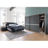 Joop! TKANA PREPROGA Cornflower Double 140/200 cm tkano antracit | Shoptok.si