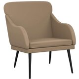  Fotelja Boja cappuccina 63 x 76 x 80 cm od umjetne kože - Boja cappuccina 1 | shoptok.hr