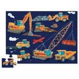 Crocodile Creek maxi puzzle građevinska vozila