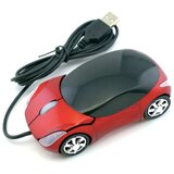  USB optična miška v obliki avtomobila - rdeča | Shoptok.si