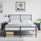 vidaXL Nočna omarica 2 kosa črna 34,5x39x44 cm jeklo Cene