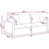 SOFA Tamno siva | shoptok.hr