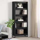 Ormarić za knjige 2 pcs Crni hrast 80 x 30 x 189,5 cm | shoptok.hr