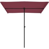  Vrtni suncobran s aluminijskim stupom 2 x 1,5 m bordo | Eponuda.ba
