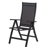 Vrtni ležalniki in počivalniki Vrtni fotelj LONDON iz aluminijastih – črna + antracit Cene