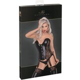 Noir Handmade Cami Suspender Power Wet Look and Leo Velvet 2611457 Black XL | Shoptok.si