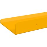  Lebdeća polica Zidne 2 pcs Žuta 60 x 8,5 x 2,5 cm Čelik | shoptok.hr