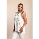 Fenzy Bluza S Čipkom Na Ramenima, Bijela | shoptok.hr