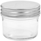 vidaXL Stekleni kozarci s srebrnimi pokrovi 24 kosov 110 ml | Shoptok.si