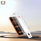 Tel Protect Dust-Free Easy Fit Full Glue 6D kaljeno staklo za iPhone 16 Pro Max crno – 2 komada | Shoptok.si