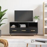 TV ormarić crni 102 x 36 x 50 cm od konstruiranog drva Cijene