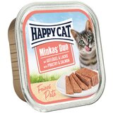 Happy Cat Minkas Duo fina pašteta - Perad i losos | shoptok.hr
