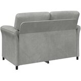 SOFA za dvije osobe Svjetlosiva 138 x 83 x 95 cm Baršun | shoptok.hr